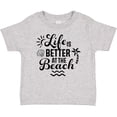 thumbnail image 3 of Inktastic Life is Better at The Beach with Sunshine Seashell and Palm Trees Boys or Girls Baby T-Shirt, 3 of 5