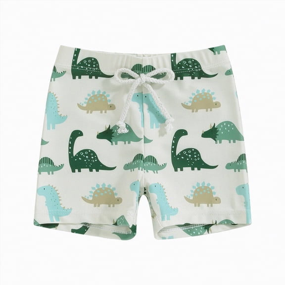 Gibobby Boy/Toddler Boy Swimming Trunck Toddler/Baby Boys Swim Trunks Swimsuit Swimwear Bathing Suits Beachwear Adjustable Waist Swimming Shorts Size for(0-6 Months,Light Green)
