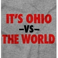 thumbnail image 2 of Ohio vs World Motivational OH Pride Unisex Plus Fleece Graphic Hoodie Brisco Brands 2X, 2 of 5