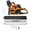 Orange#5, variant on 52cc Weed Eater/Wacker Gas Powered, 2 in 1 String Trimme,with 10'' Brush Cutter,Rubber Handle & Shoulder Strap Included,