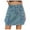 Blue, variant on vigerkar High Stretchy Mini Skort Skirt for Women,Low Waist Denim skirts with Pockets Dark Blue, M