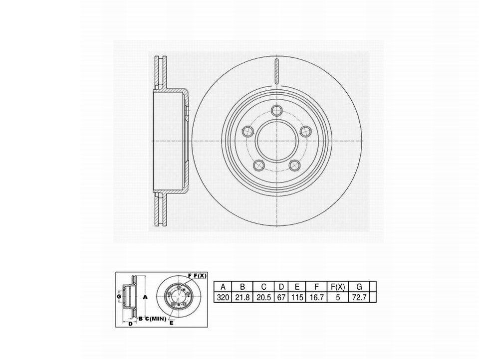 UltraHC Coated High Carbon Brake Rotor, Rear UR001026