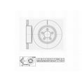 thumbnail image 6 of UltraHC Coated High Carbon Brake Rotor, Rear UR001026, 6 of 6