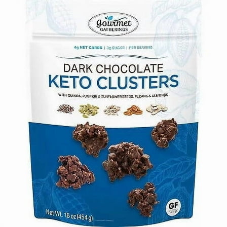 Gourmet Gatherings Dark Chocolate Keto Cluster, 16 oz.