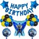 thumbnail image 1 of Kit de globos de cumpleaños, 41 unidades, látex Mylar Bat M Happy Birthday, 1 of 2