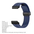 thumbnail image 3 of Correa de Reloj de Liberación Rápida Correa de Reloj de Silicona Transpirable para 7S 6S 5S Correas de Reloj de Repuesto de 079 Pulgadas con Hebilla Magnética Plegable para ANGGREK  Otros, 3 of 8
