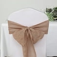 thumbnail image 4 of BalsaCircle 5 Dusty Rose 6x108" Faux Burlap Chair Sashes Wedding Party Linens Dinner Decorations, 4 of 8