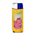 thumbnail image 1 of ""Caroline'S Treasures Mason Jar Cóctel Amarillo Polkadot Bebida Aislador Hugger Slim Multicolor"", 1 of 1