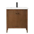 thumbnail image 2 of Vanity Art 30" Double Door Bathroom Vanity with Sink, Freestanding Storage Cabinet with Ceramic Top, and Removable Shelve, 2 of 8