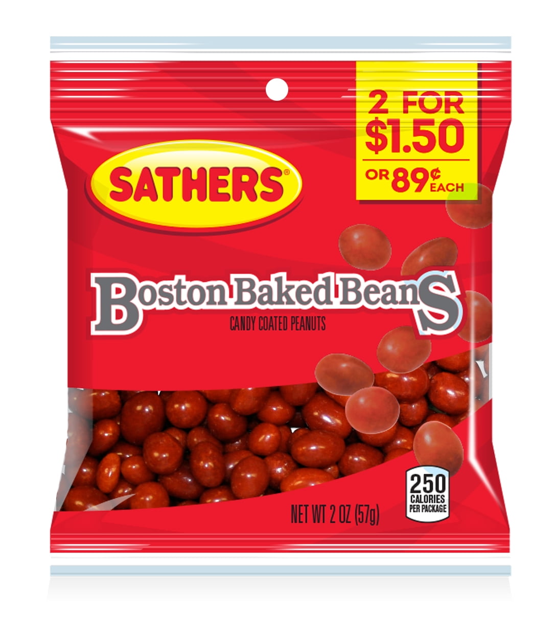 Sathers Boston Baked Beans, 2 Ounce Bag