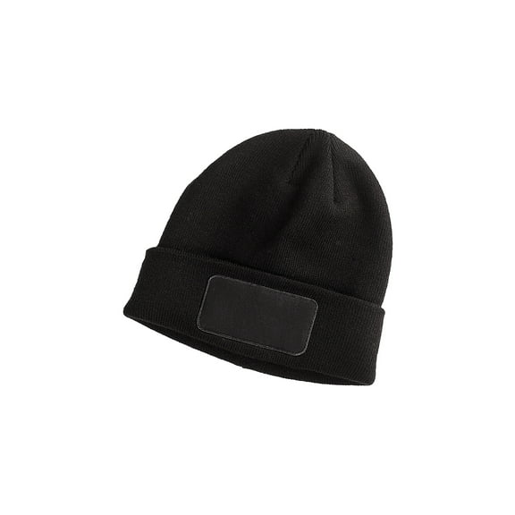 Big Accessories Patch Beanie, Style BA527