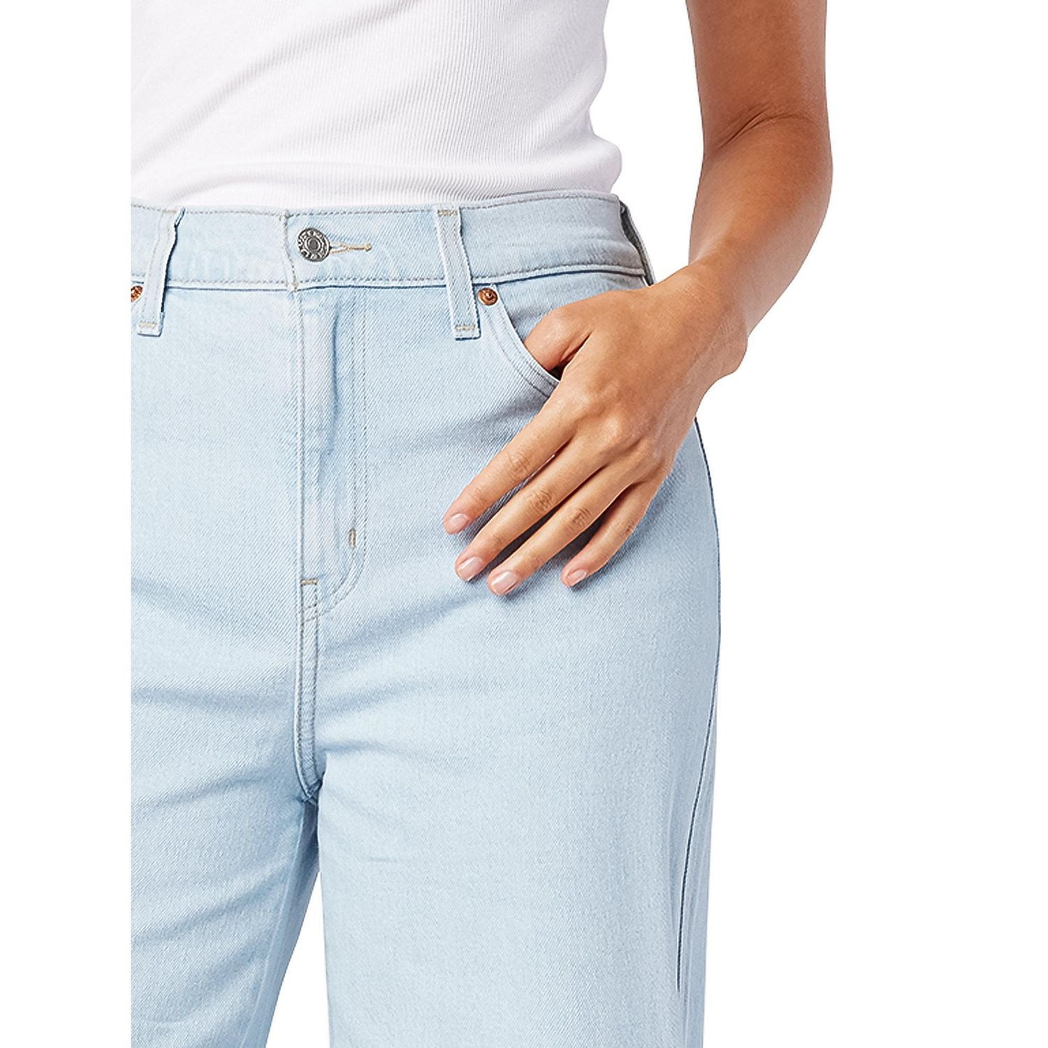 Levi Strauss Signature.MD Jean taille haute à jambe large d’époque pour femme