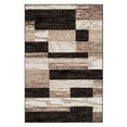 thumbnail image 2 of Superior Rockwood Geometric Indoor Area Rug, 7' x 9', Chocolate, 2 of 8