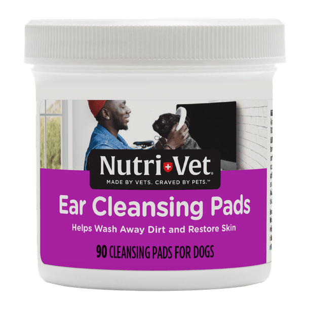 NutriVet Ear Cleansing Pads for Dogs Soothing & NonIrritating