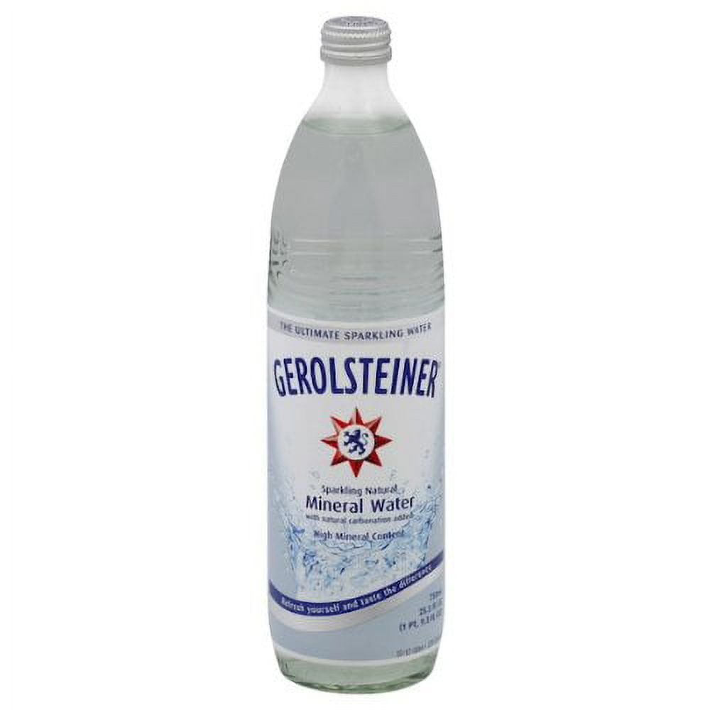 (Pack of 15) Gerolsteiner Sparkling Natural Mineral Water, 25.3 fl oz