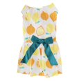 thumbnail image 1 of Pet Small Dog Polyester Clothes Soft Dress Costume Fruit Pattern Skirt for Summer PartyOrange Yellow L, 1 of 1