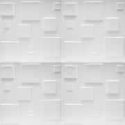 Luxorware 3D Wall Panel Pack of 12 Tiles For TV Walls/Bedroom/Living room