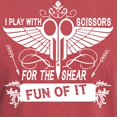 thumbnail image 3 of CafePress - I Play With Scissors For - Mens Comfort Colors Shirt, 3 of 5