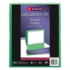 Smead Organized Up Stackit Folder, Textured Stock, 11 x 8 1/2, Green, 10/Pack -SMD87915