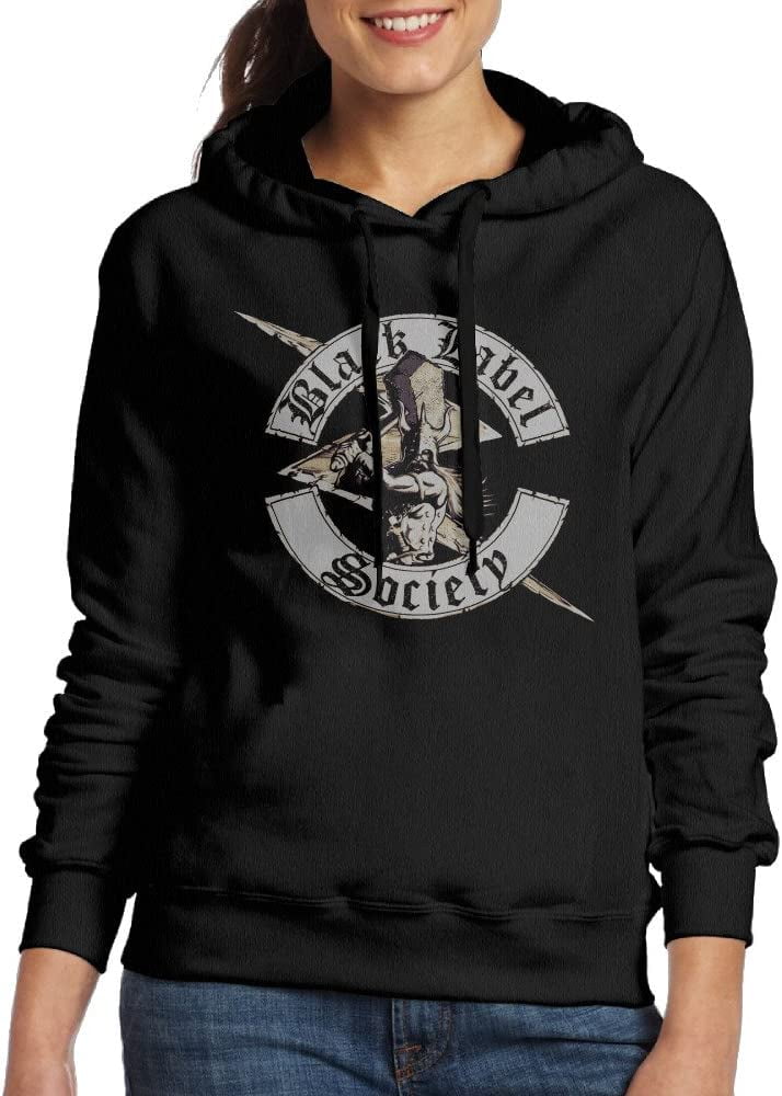 Black Label Society Womens Cotton Hooded Sweatshirt Jacket ...