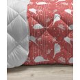 thumbnail image 3 of Meadow Down Alternative Comforter, Pastel Flourish with Rural Flowers Lily Berry Branches Autumn Tones Retro, Microfiber Quilt for All Season, 5 Sizes, Peach Ginger and Ruby, by Ambesonne, 3 of 3