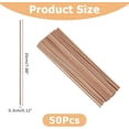 thumbnail image 2 of 50Pcs Solid Wood Rod Wood Craft Rod 7.87x0.12 Inch Unfinished Natural Wood Rods Dowel Rod Hardwood Sticks Wooden Dowels for Crafts DIY Knitting Tapestry Home and Garden Decoration DIY, 2 of 8