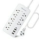 thumbnail image 1 of Cable de extensión de regleta de alimentación con protector contra sobretensiones con USB C, 1 of 5