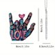 thumbnail image 3 of Fiudx Colgante de Mano para San Valentín, Diseño Acrílico Plano 2D, para Colgar En El Coche y Decorar El Hogar, Llavero Multifuncional y Accesorio para Mochila, Un Regalo Ideal para Tus Seres Querido, 3 of 6