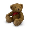 thumbnail image 4 of Pax Toys Peluche Oso de Felpa Café con Moño Rojo 30 cm – Suave y Abrazable – Regalo Ideal para Niños y Adultos, 4 of 4