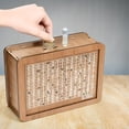 thumbnail image 4 of YoGold Cash Vault Wooden Savings Box, New Cash Saver Money Box, Cash Vault Box with Counter, Wooden Money Saving Challenge Box with Money Target and Numbers B, 4 of 7