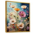 thumbnail image 2 of Designart "Playful Collage Of Meadow Flowers I" Countryside Floater Framed Wall Art Prints, 2 of 5