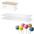 thumbnail image 2 of Ongmies Cake Pop Stand, 21-Hole Acrylic Lollipop Display Stand – Clear Cake Pop Holder for Weddings, Birthdays, 21 Holes Lollipop Holder, 2 of 9