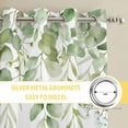 thumbnail image 6 of Spring Eucalyptus Leaves Kitchen Curtains Window Panels, Green Summer Botanical Insulated Window Treatment Curtain, Grommet Curtains for Bedroom/Living Room/Bathroom, 2 Piece 42"Wx84"L, 6 of 8
