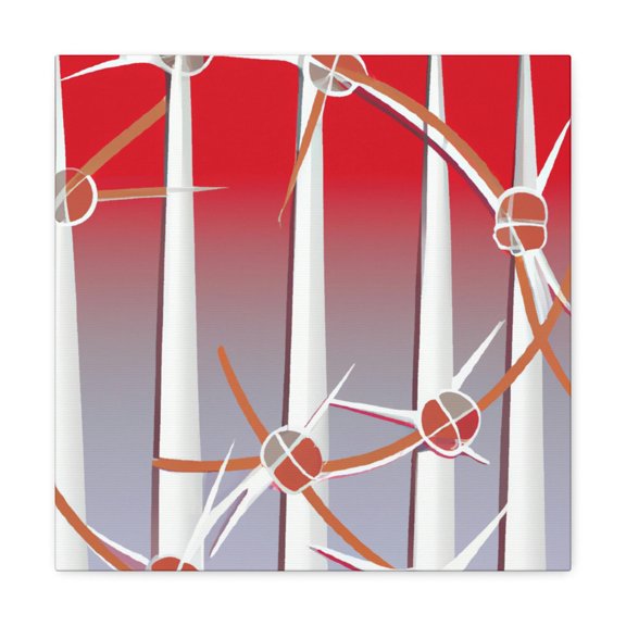 Faceted Metal Labyrinth - Canvas