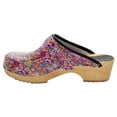 thumbnail image 3 of BJORK Peace Wood Open Back Leather Clogs, 3 of 8