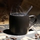 thumbnail image 2 of Taza de café de cerámica con cuchara, taza de té negro para la oficina y el hogar, 420 ml, apta para lavavajillas y microondas, 1 paquete brillar Hogar, 2 of 3