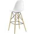 thumbnail image 5 of Modway Pyramid Dining Side Bar Stool Set of 2 in White, 5 of 6