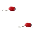 thumbnail image 1 of QualitChoice Portable Mini Temps Numérique Projection Horloge LED Lampe Torche avec Porte-Clés Rouge 2Set, 1 of 6