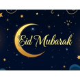 thumbnail image 4 of Eid Mubarak Backdrop Starry Night Lanterns Party Decoration Background Banner Islamic Festive Decor Ramadan Celebration Photo Prop Atmosphere Decor., 4 of 4