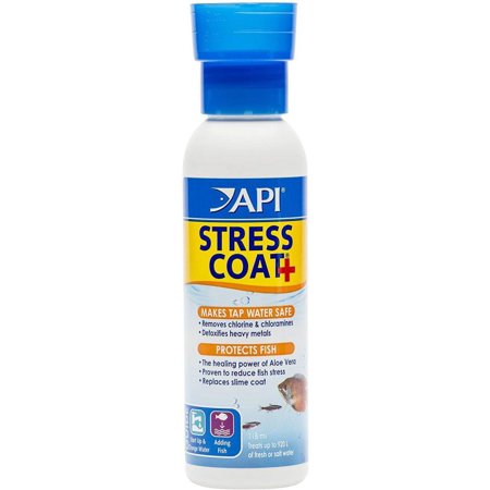API Stress Coat Plus [Aquarium, Medications FW & SW] 4 oz (Treats 236 Gallons)