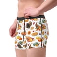 thumbnail image 2 of Kdxio Men's Boxer Briefs with Thanksgiving Turkeys 1 Print - Comfortable and Breathable Underwear for Everyday Wear, 2 of 5