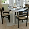 thumbnail image 5 of vidaXL 291746 2/4/6 pcs Wooden Dining Chairs Square 2 Colours Selectable, 5 of 12
