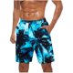 thumbnail image 1 of Pantalones Cortos para Hombre de Cintura Elástica con Bolsillos Pantalones de Playa de Impresión Casual, Poliéster Ligero de Moda para la Primavera Verano Al Aire Libre Y el Uso Diario, 1 of 5