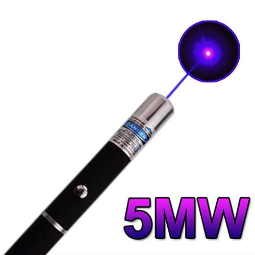 10PC 2in1 5mW 405nm Blue-violet Beam Light Laser Pointer Pen Light With Star Cap 