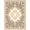 Ivory Peach, Pattern 14, variant on ODIKA Vintage Cheetah Central Motif With Decorative Floral Corners Stain Resistant Low Profile for Dorm Room, Small Living Apartment