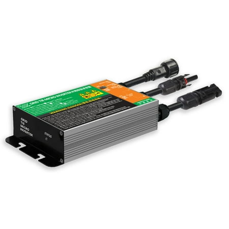

OWSOO Sinewave Grid-connected Inverter Solar Power Micro Inverter Intelligent Maximum Power Point Tracking Sine-Waves Output Inverter with Solar Panel Plug and Plays