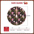 thumbnail image 2 of Salouo Skull Daisy Christmas Tree Skirt 36" Farmhouse Christmas Decorations Snowman Xmas Tree Skirt Tree Mat for Holiday Party Decor, 2 of 8