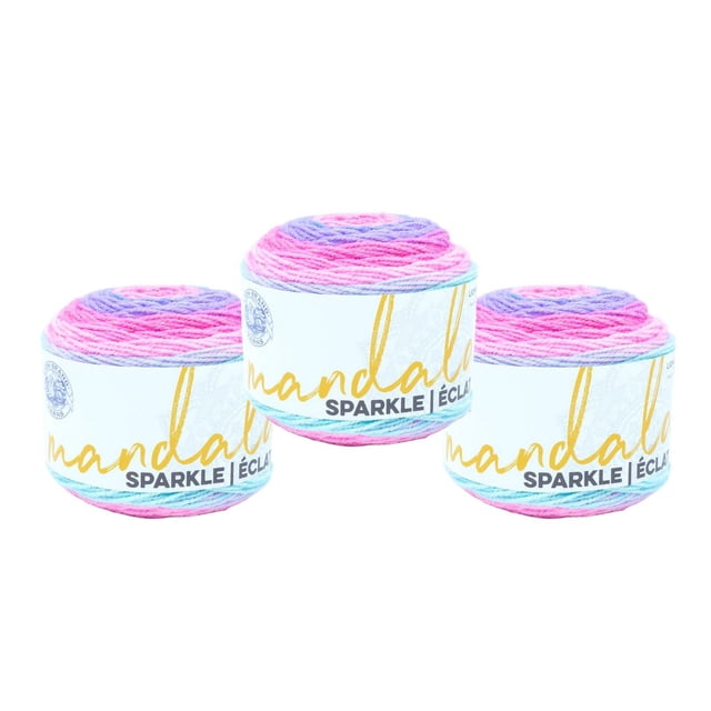 Lion Brand Mandala Sparkle Yarn - Aquarius