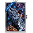 thumbnail image 3 of Star Wars: Global Art - Millennium Falcon Wall Poster, 14.725" x 22.375" Framed, 3 of 5