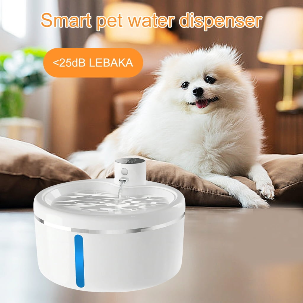 Cats Water Dispenser Mute Working Automatic Pet Fountain Dogs Waterer for Indoor Pet Easy to Drinking